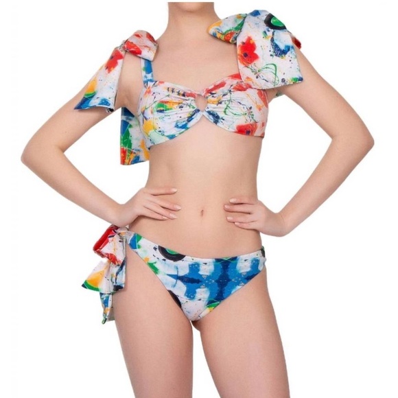 NEW BELA BRAND lua bikini in print arte - Picture 2 of 3